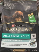 PRO PLAN Adult Small для взрослых собак мелких пород ягненок/рис 3кг - Зоомир66 Екатеринбург