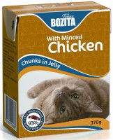 Bozita кусочки в желе для кошек рубленая курица 370гр - Зоомир66 Екатеринбург