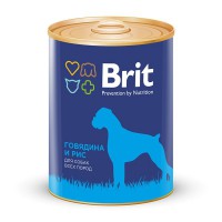 Brit Heart & Liver консервы Брит для собак - говядина и рис 850гр - Зоомир66 Екатеринбург