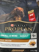PRO PLAN DUO DELICE (Про План Дуо Делис) сухой корм для взрослых собак мелких пород Говядина/Рис 2,5 кг - Зоомир66 Екатеринбург